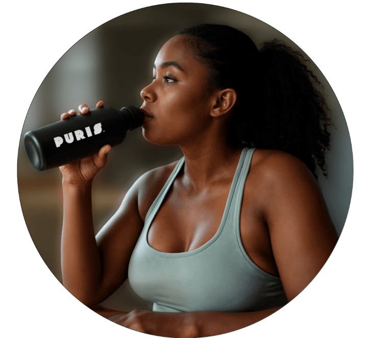 Health Professional Drinking PURIS Circle