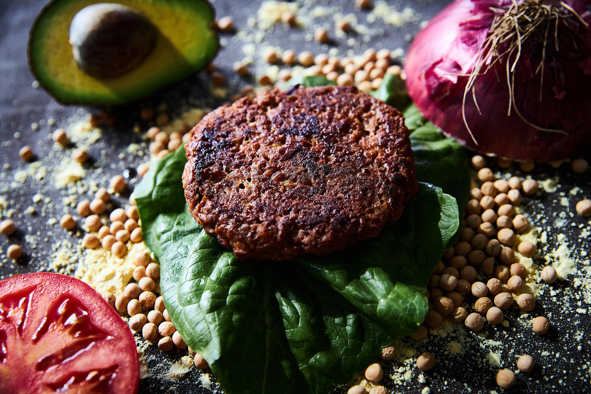 PURIS plant-based burger