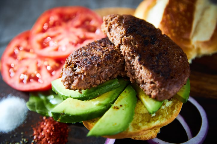 PURIS plant-based burger